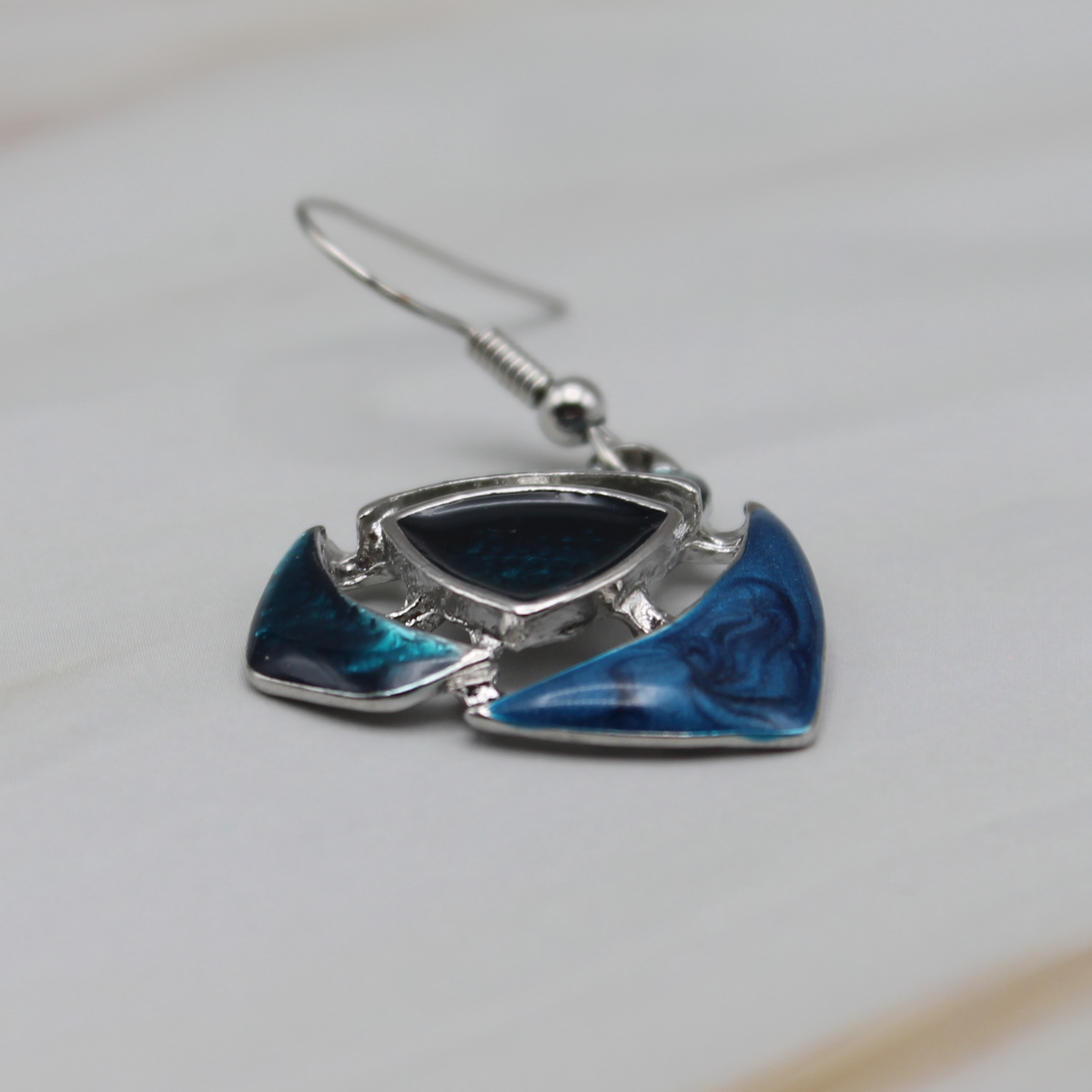 Boho kristal oorbellen