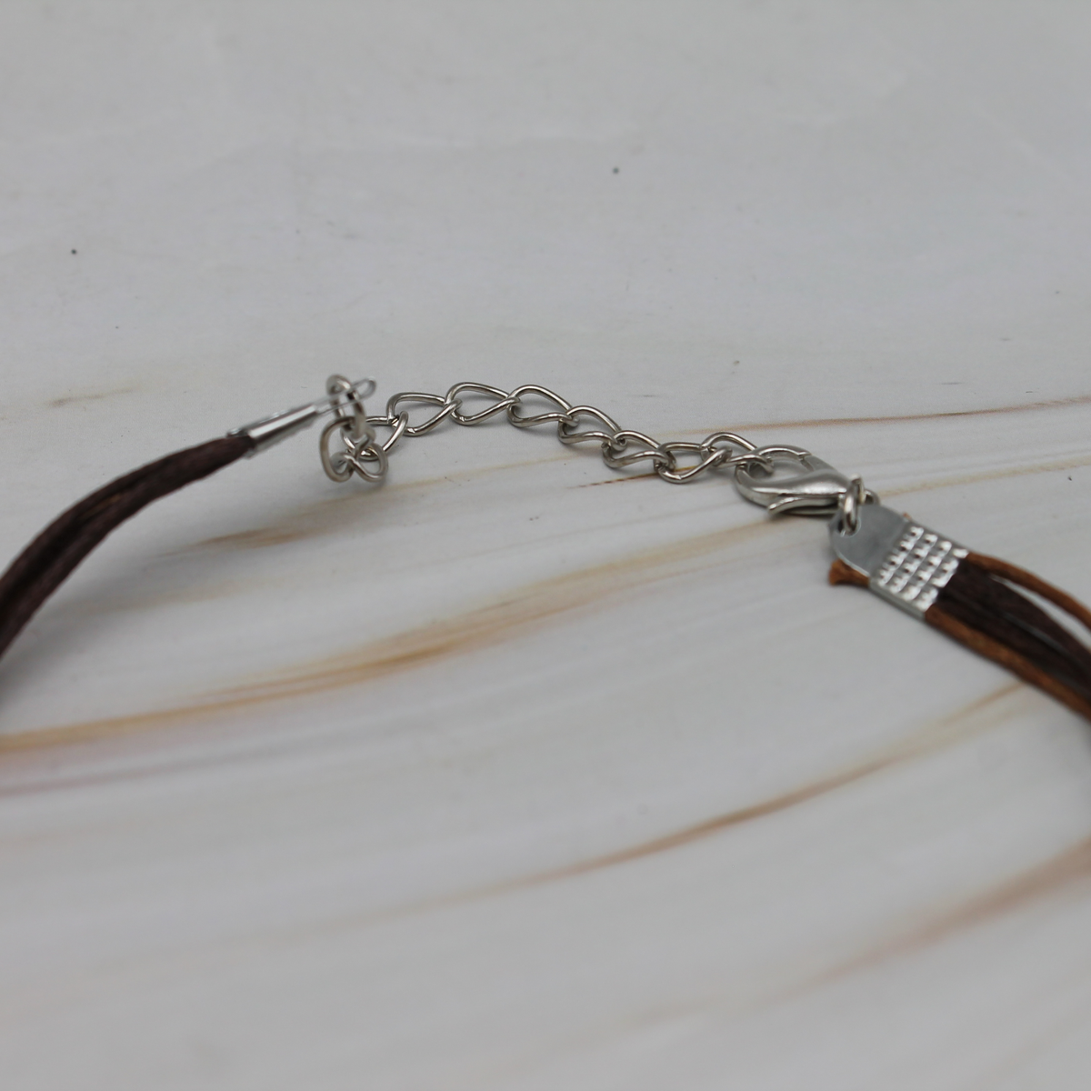 Boho rechthoek halsketting